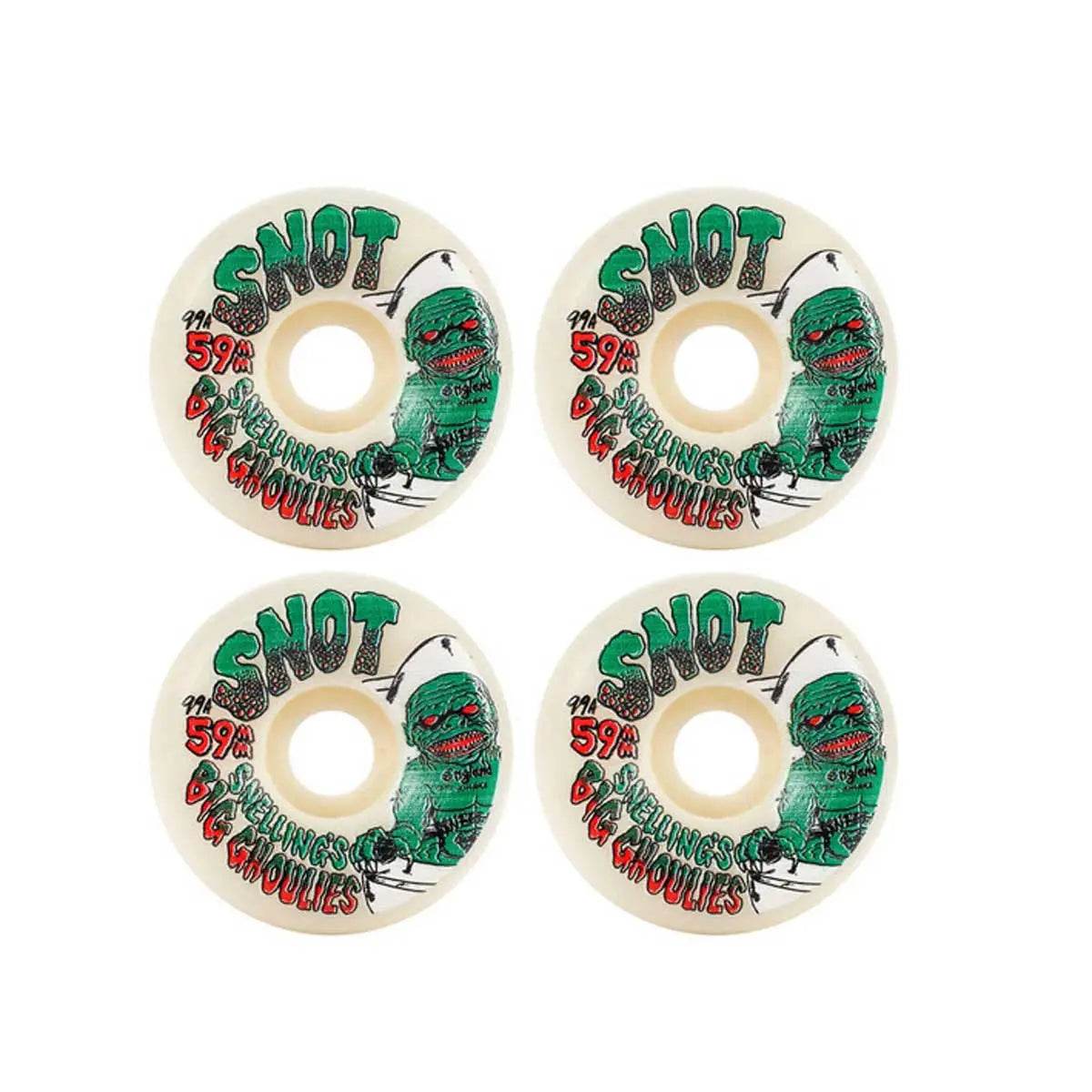 SNOT SNELLINGS GHOULIES CONICAL 59MM SKATEBOARD WHEELS - One Revolver Surfboards