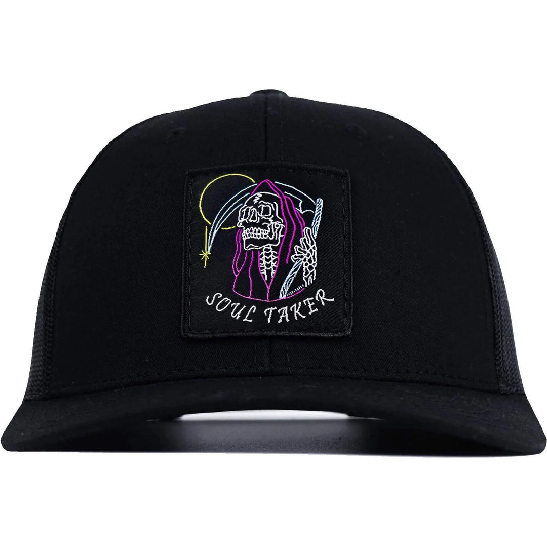 One Revolver Surfboards - Soul Taker Reaper Patch Snapback Hat HEADWEAR