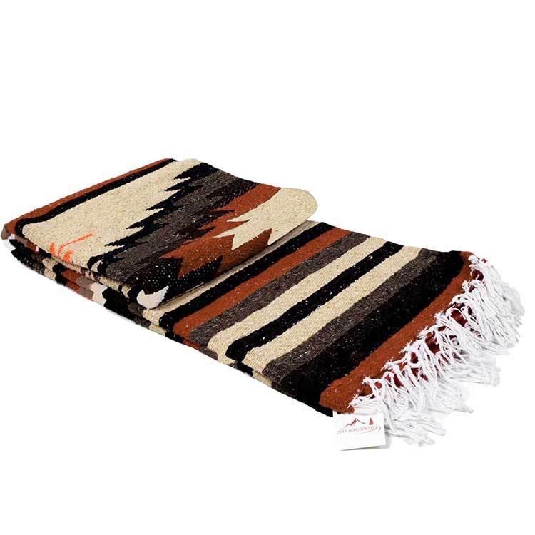 Tan Mexican Diamond Yoga Blanket - One Revolver Surfboards