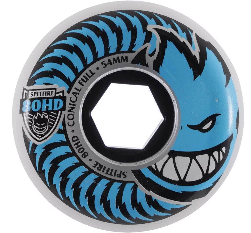 SPITFIRE 80HD CHARGER CONICAL FULL 54MM SKATEBOARD WHEELS - One Revolver Surfboards
