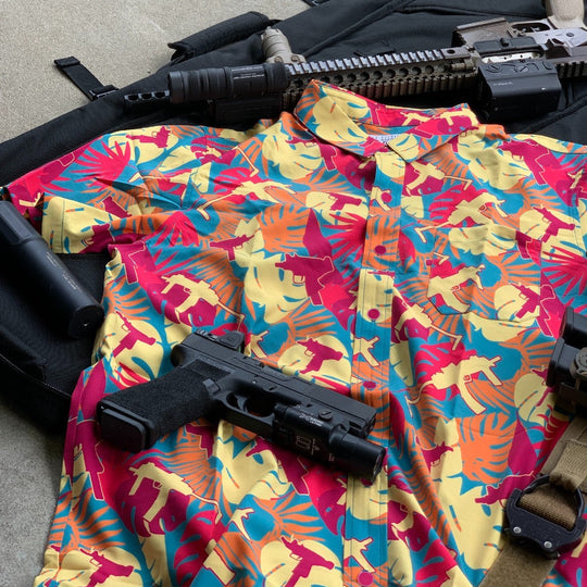 Spray &amp; Pray Button-up
