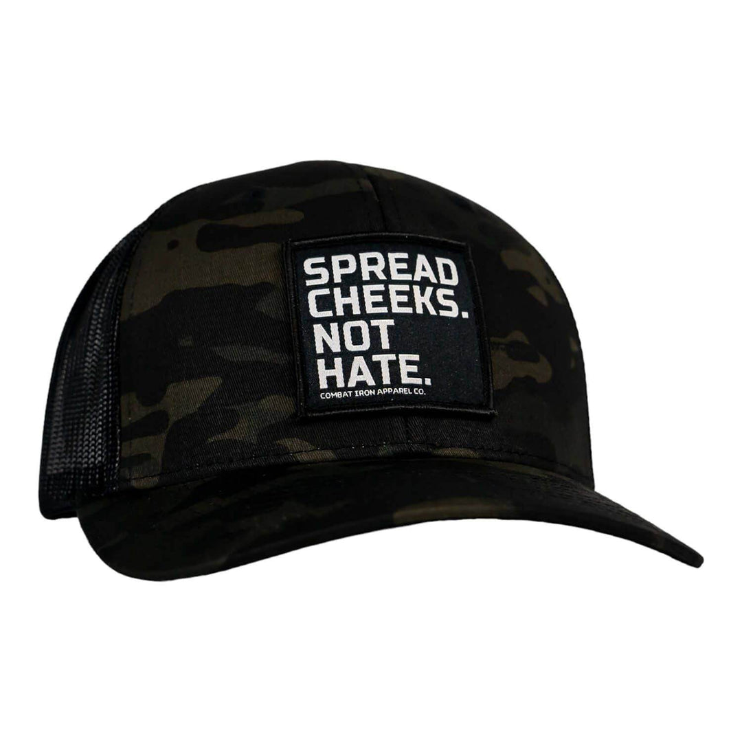 SPREAD CHEEKS. NOT HATE. Patch Snapback HAT - HEADWEAR - One Revolver Surfboards