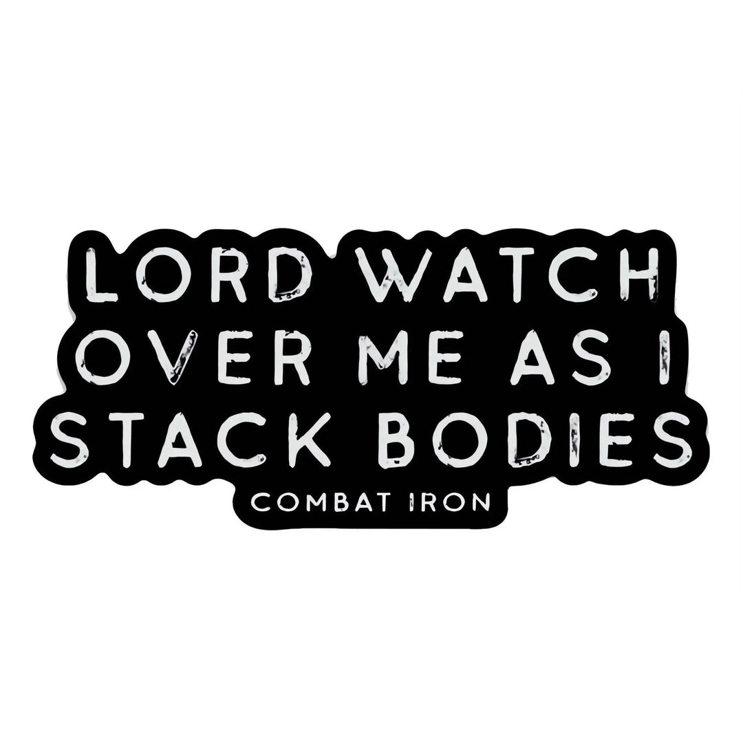 One Revolver Surfboards - Lord Watch Over Me As I Stack Bodies Decal DECAL