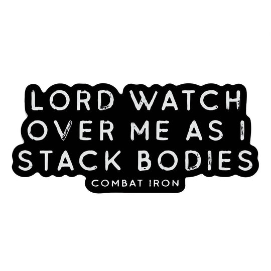 One Revolver Surfboards - Lord Watch Over Me As I Stack Bodies Decal DECAL