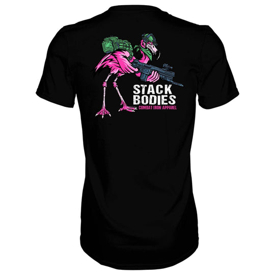 Flamingo Operator Stack Bodies Men's T-Shirt - GRAPHIC T-SHIRT - One Revolver Surfboards