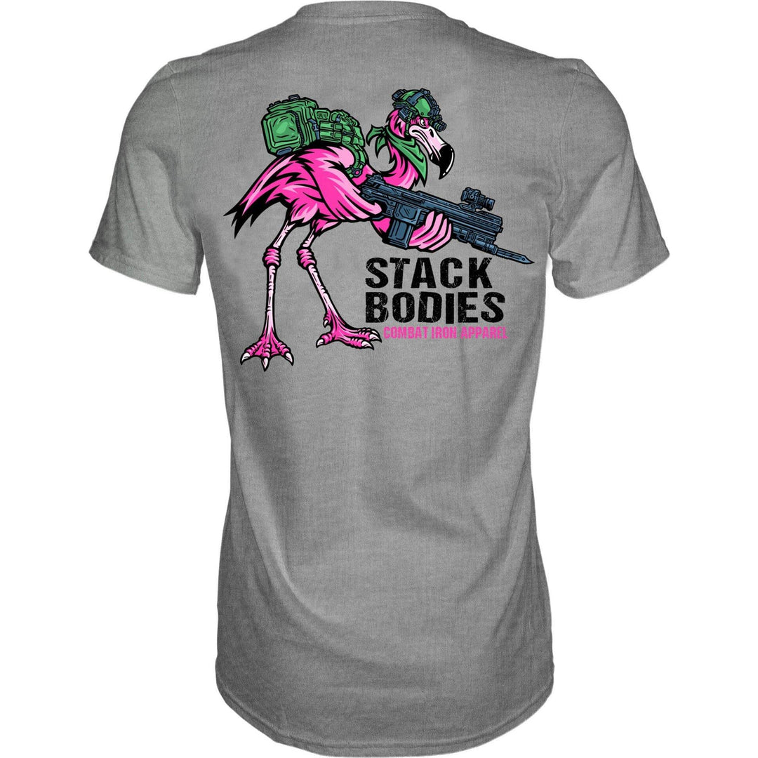 Flamingo Operator Stack Bodies Men's T-Shirt - GRAPHIC T-SHIRT - One Revolver Surfboards