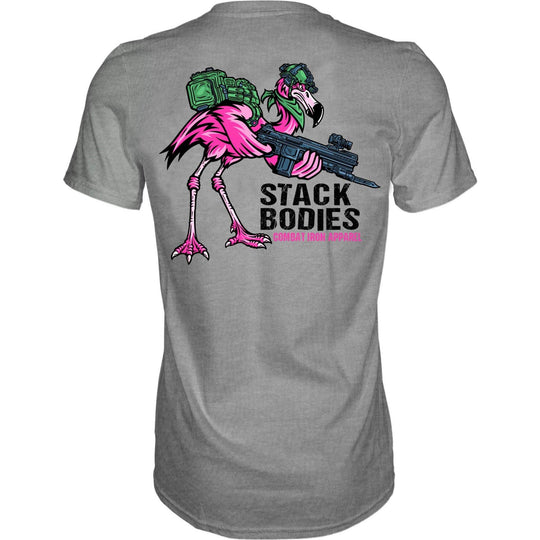 Flamingo Operator Stack Bodies Men's T-Shirt - GRAPHIC T-SHIRT - One Revolver Surfboards