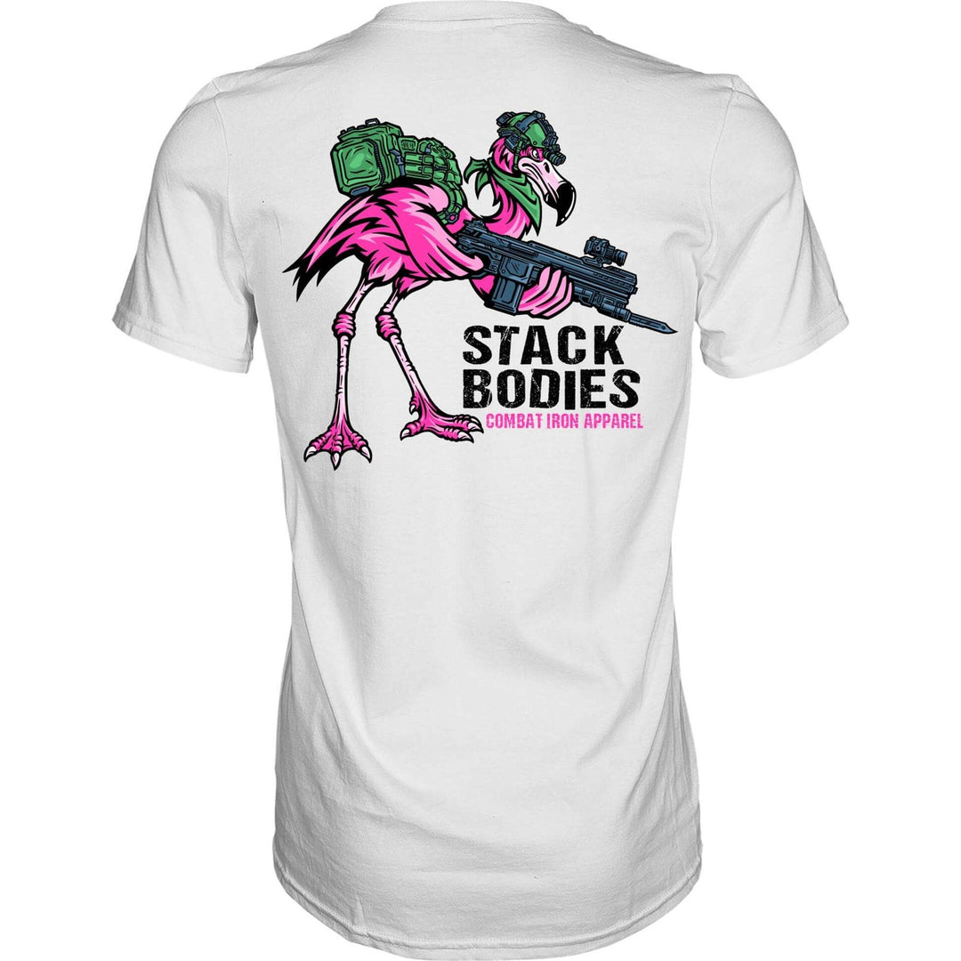 Flamingo Operator Stack Bodies Men's T-Shirt - GRAPHIC T-SHIRT - One Revolver Surfboards