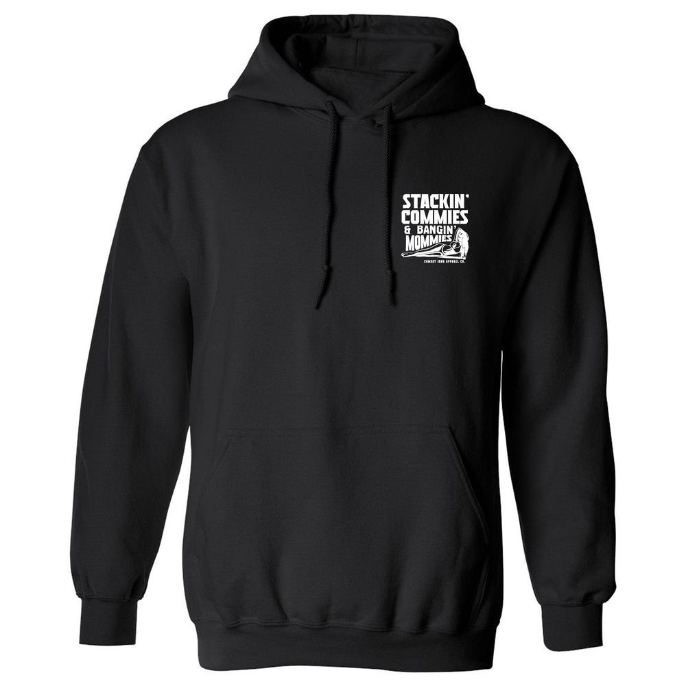 Stackin' Commies & Bangin' Mommies Fleece Lined Hoodies - One Revolver Surfboards