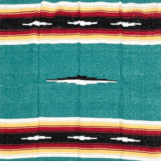 Turquoise Sunset Baja Diamond Yoga Blanket - One Revolver Surfboards