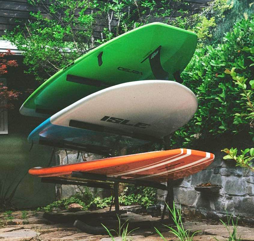 Freestanding Surfboard Floor Rack | 3 Surfboards - One Revolver Surfboards