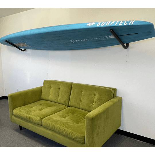 Longboard or Paddleboard SUP Wall Rack (Indoor Outdoor) - One Revolver Surfboards