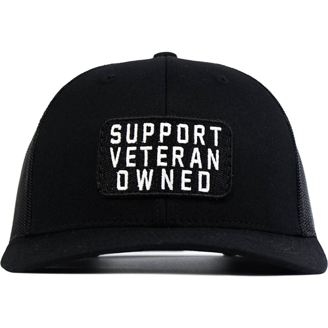 Support Veteran Owned Patch Mid-Profile Mesh Snapback - One Revolver Surfboards