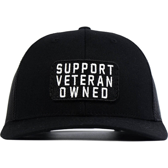 Support Veteran Owned Patch Mid-Profile Mesh Snapback - One Revolver Surfboards