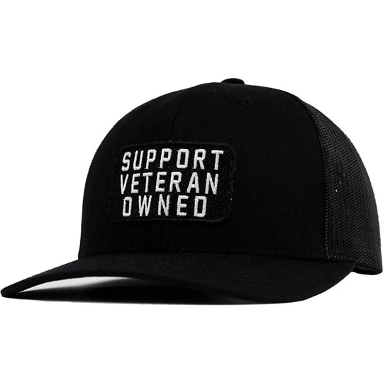 Support Veteran Owned Patch Mid-Profile Mesh Snapback - One Revolver Surfboards