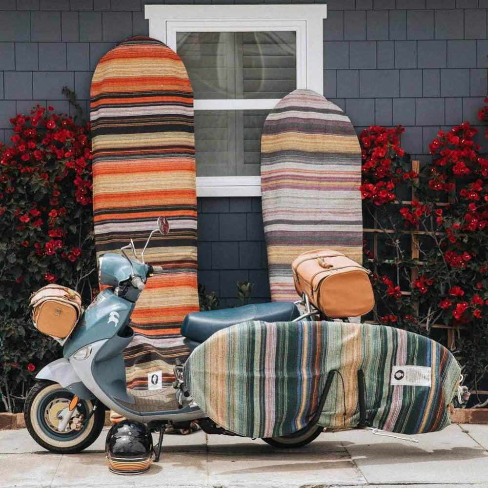 Cassidy Grey Povoa Surfboard Bag - Handmade Surfboard Bags - One Revolver Surfboards