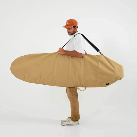 FARO Canvas Surfboard Bag (tan color) - Surfboard Bag - One Revolver Surfboards