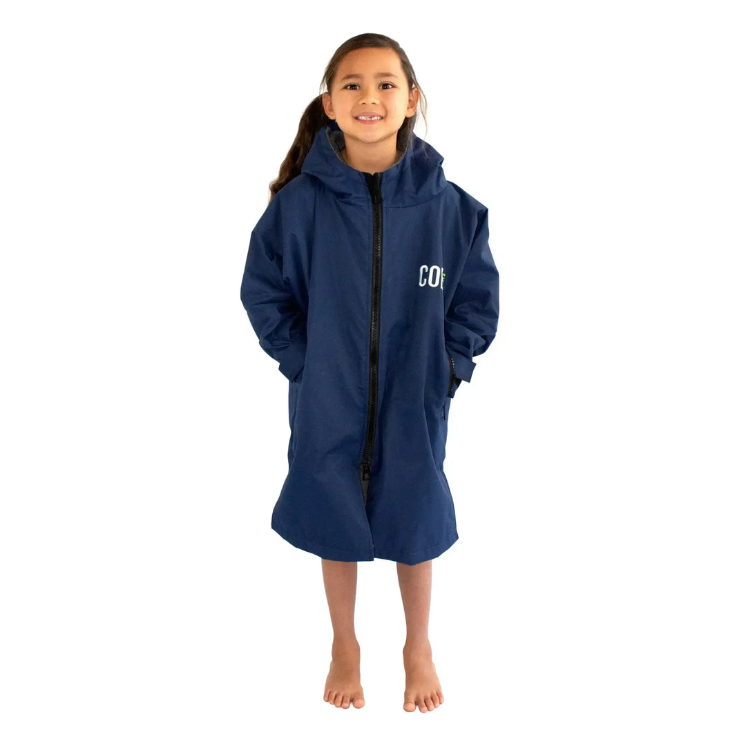 One Revolver Surfboards - Waterproof Swim Parka (Navy Blue) Apparel &amp; Accessories