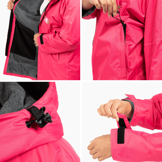 Waterproof Swim Parka | XS-XL (Black) - One Revolver Surfboards