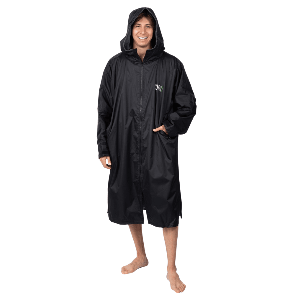 Waterproof Swim Parka | XS-XL (Black) - One Revolver Surfboards