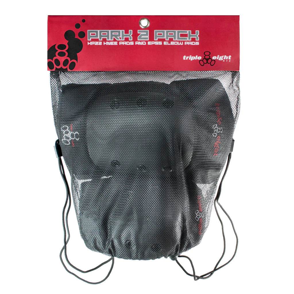 Triple Eight Park 2-PACK Elbow Pads / Knee Pads - One Revolver Surfboards