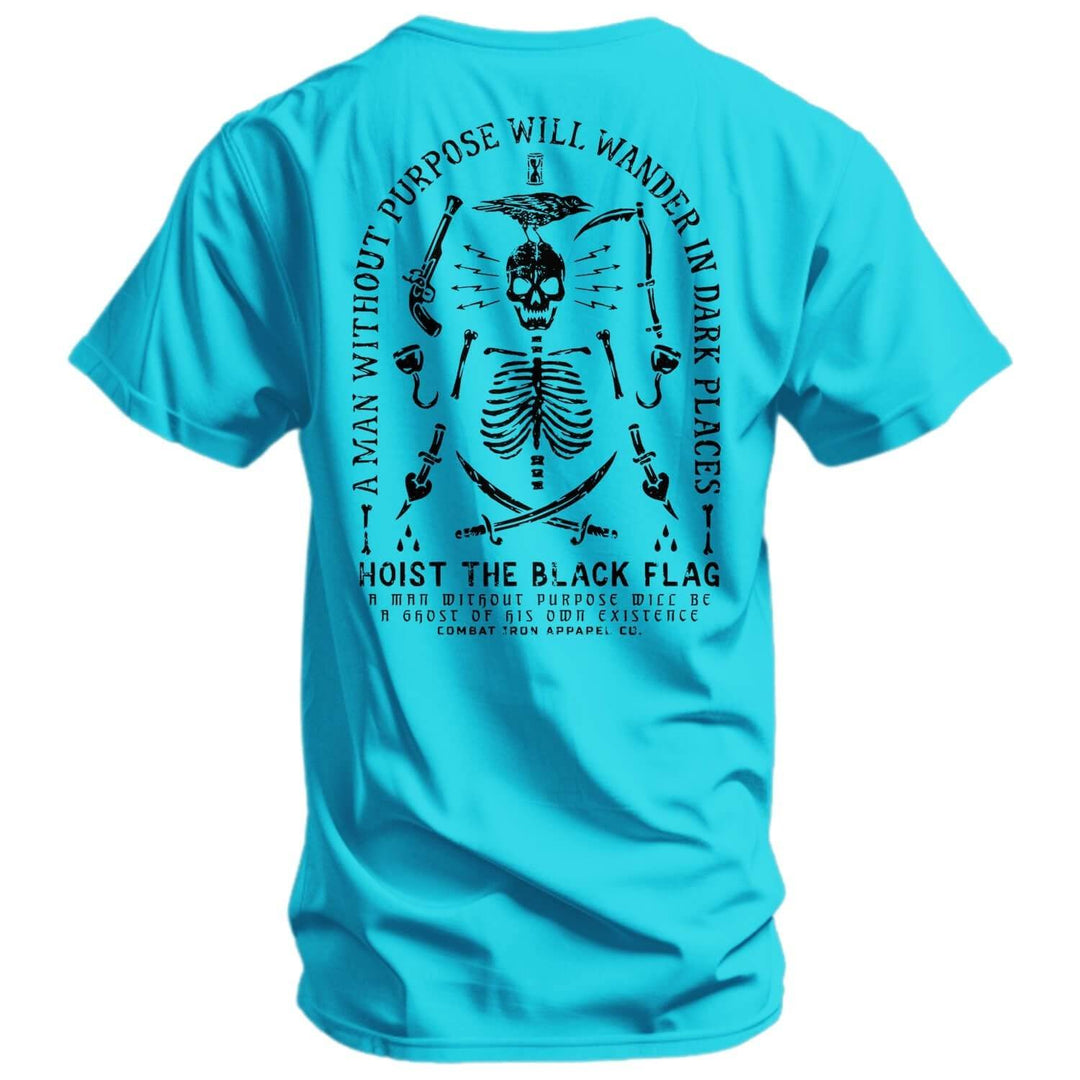 Hoist the Black Flag Skull & Bones Men's T-Shirt - One Revolver Surfboards
