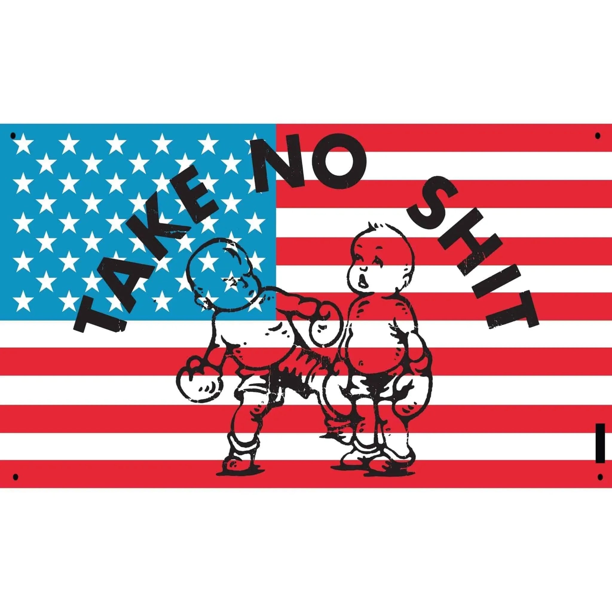 One Revolver Surfboards - Take No Sh*t 3' X 5' American Flag FLAG | BANNER