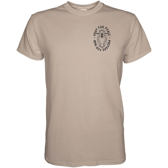 Pray For Peace. Prepare For War. Men's T-Shirt - One Revolver Surfboards