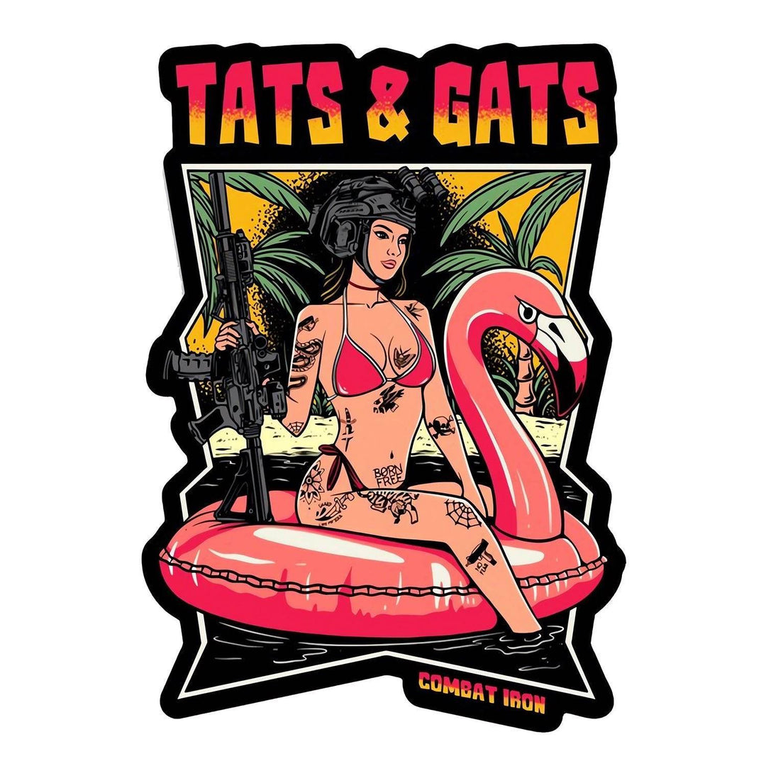 Tats & Gats Decal Sticker - DECAL - One Revolver Surfboards