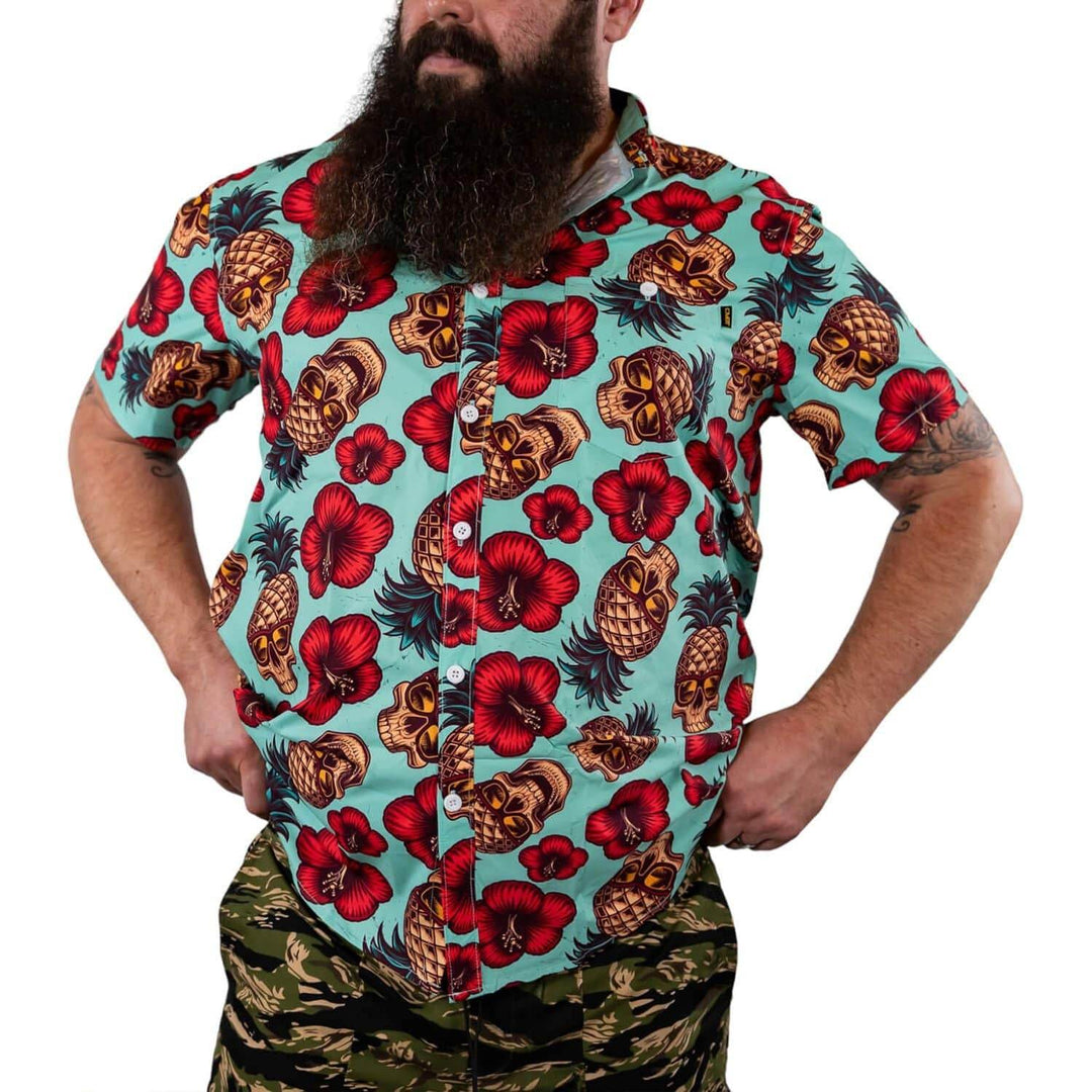 Men's Flex Button Up - One Revolver Surfboards