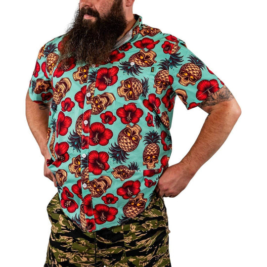 Men's Flex Button Up - One Revolver Surfboards