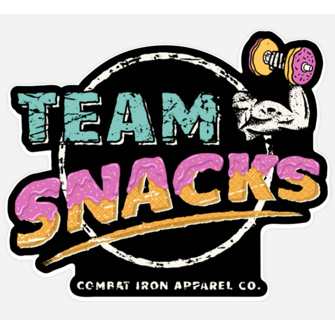 TEAM SNACKS Retro Funny Decal - One Revolver Surfboards