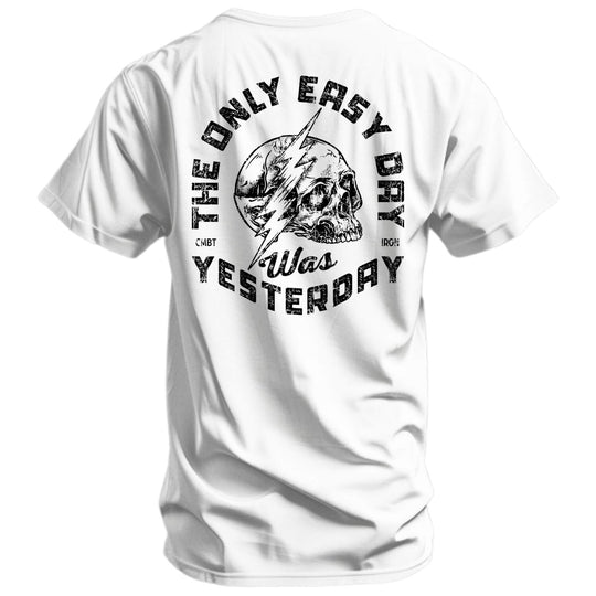 One Revolver Surfboards - Only Easy Day Was Yesterday Skull Men&
