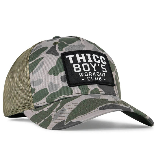 Thicc Boys Workout Patch Snapback Hat - One Revolver Surfboards