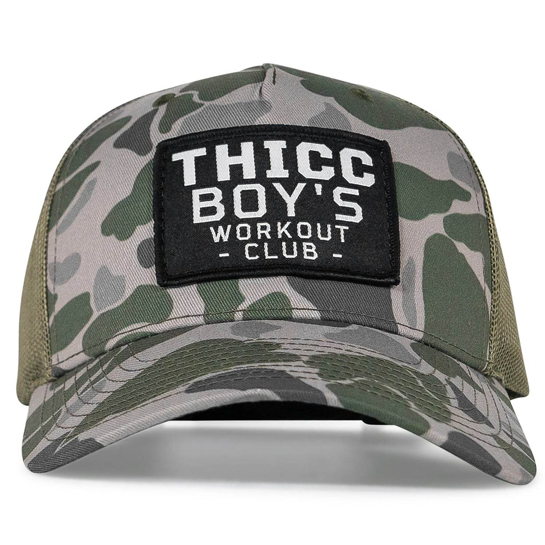 Thicc Boys Workout Patch Snapback Hat - One Revolver Surfboards