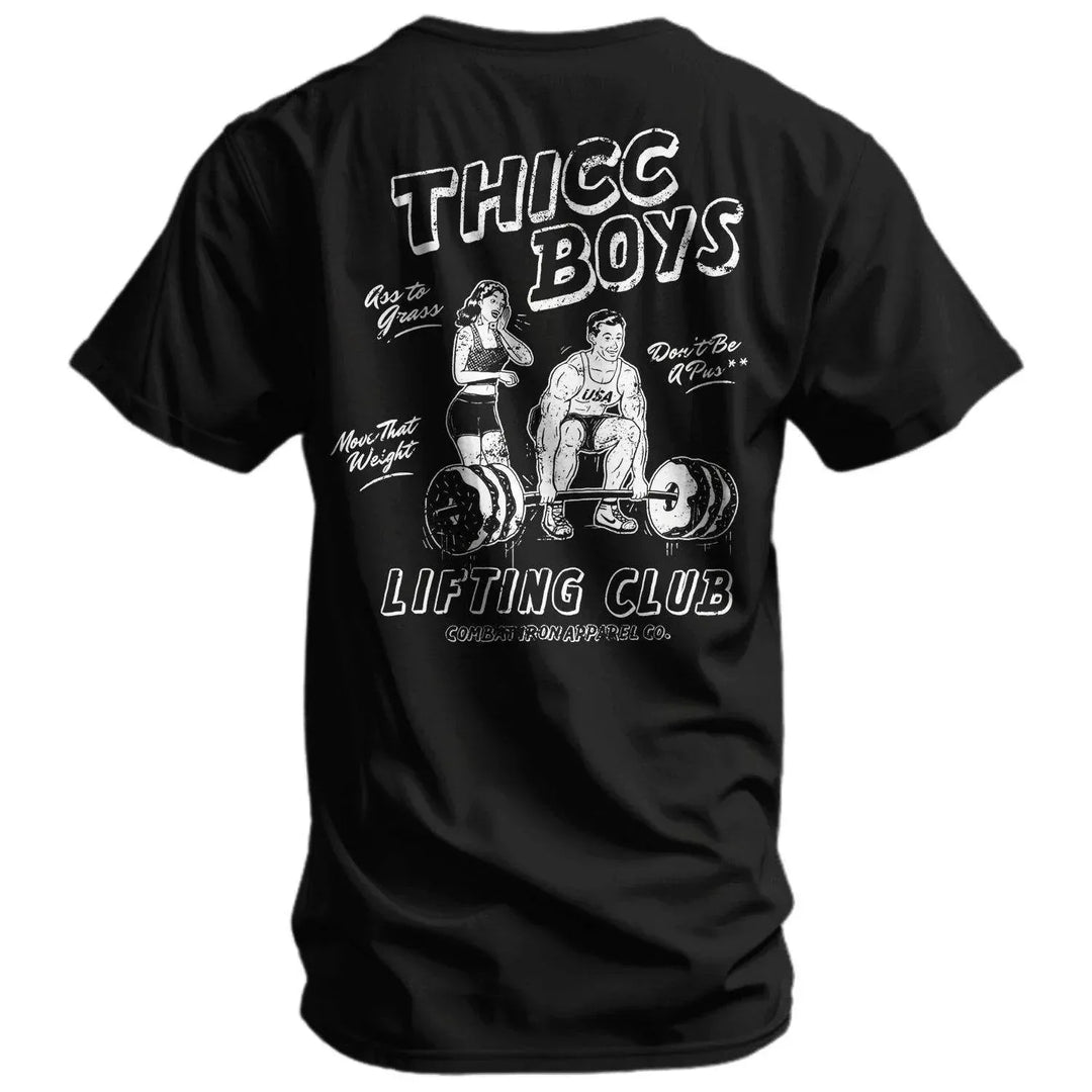 One Revolver Surfboards - Thicc Boys Workout Club Men's T-Shirt GRAPHIC T-SHIRT