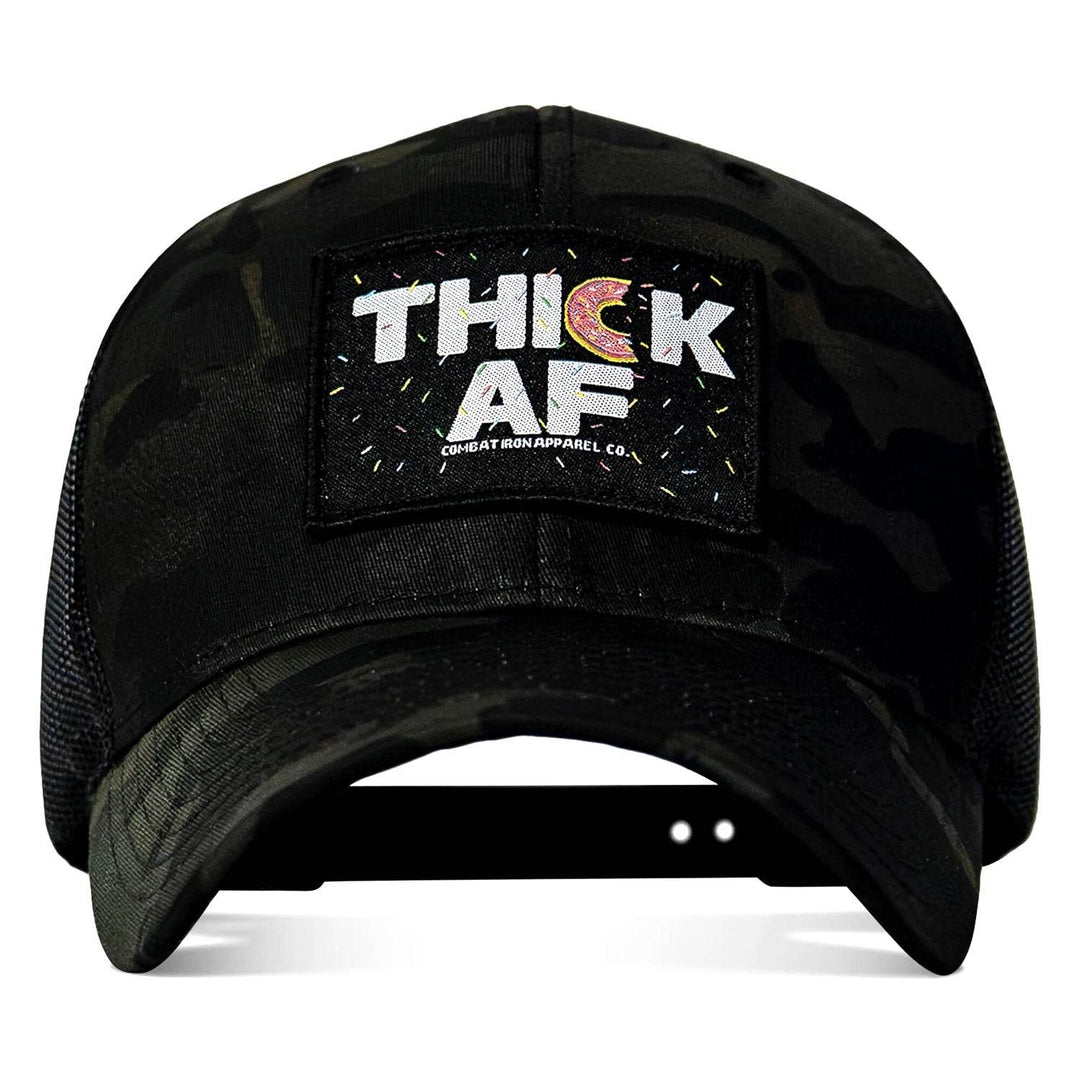 THICK AF DONUT EDITION PATCH MID-PROFILE MESH SNAPBACK Hat - One Revolver Surfboards