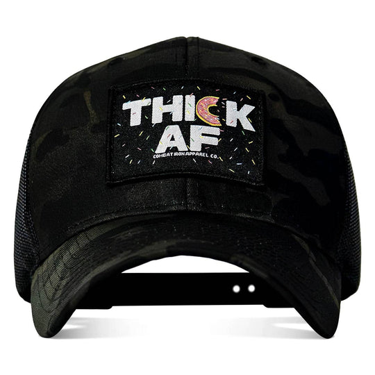 THICK AF DONUT EDITION PATCH MID-PROFILE MESH SNAPBACK Hat - One Revolver Surfboards