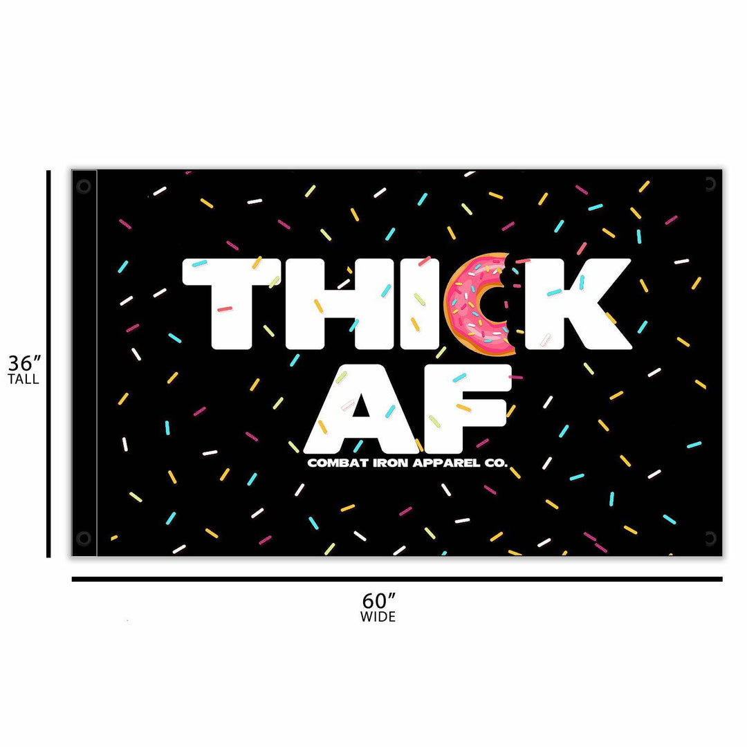 Thick AF Donut Edition 3' X 5' Wall Flag - One Revolver Surfboards