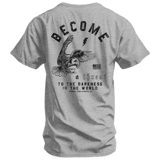 Become A Threat To The Darkness Men's T-Shirt - One Revolver Surfboards
