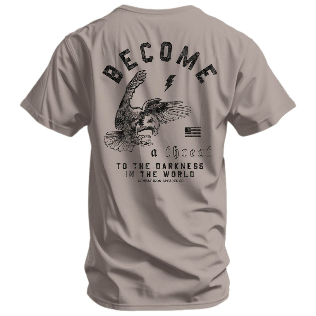 Become A Threat To The Darkness Men's T-Shirt - One Revolver Surfboards