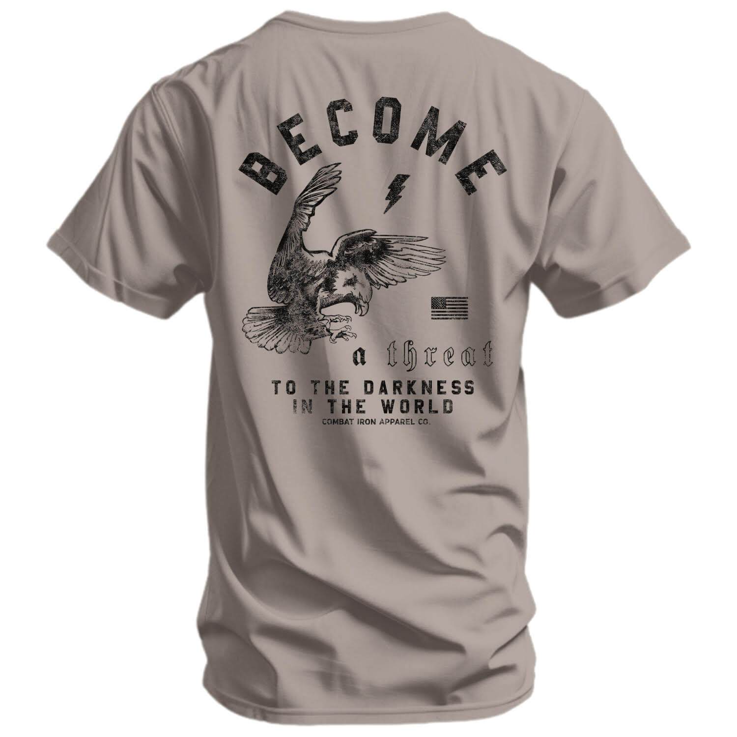 Become A Threat To The Darkness Men's T-Shirt - One Revolver Surfboards