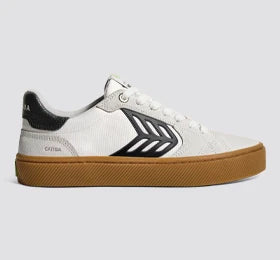 CATIBA PRO 2.0 Suede Gum Smoke White Cordura Off-White Black Logo