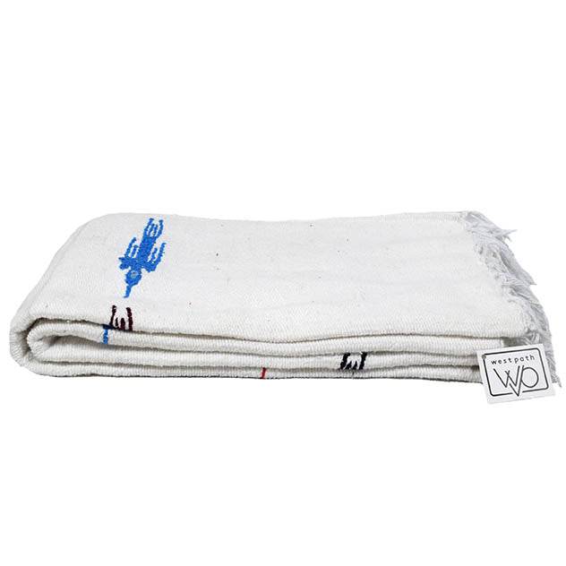 Namaste White Baja Thunderbird Yoga Blanket - One Revolver Surfboards