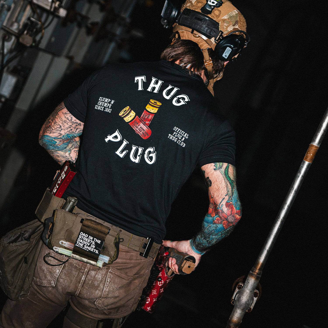 Thug Plug: Official Plug A Thug Men's T-Shirt - One Revolver Surfboards