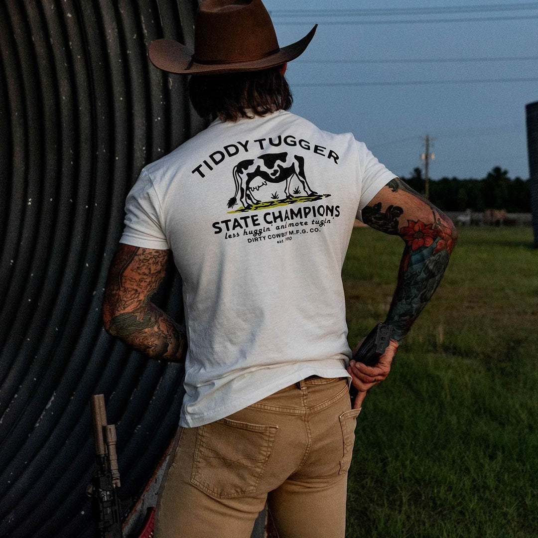 Tiddy Tugger 1990 State Champions Men's T-Shirt - One Revolver Surfboards