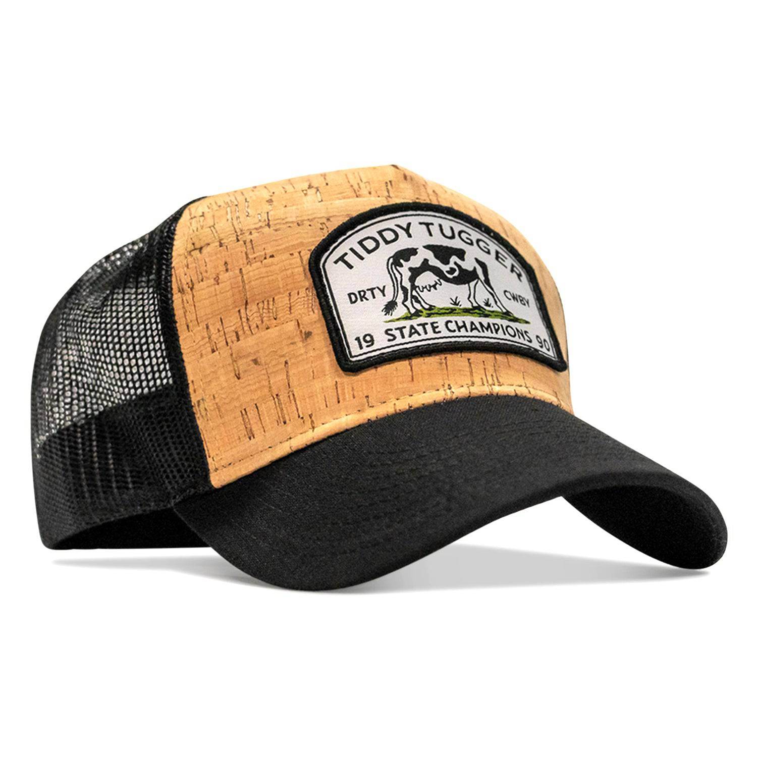 Tiddy Tugger Patch Mesh Snapback Flatbill Curved Hat - One Revolver Surfboards