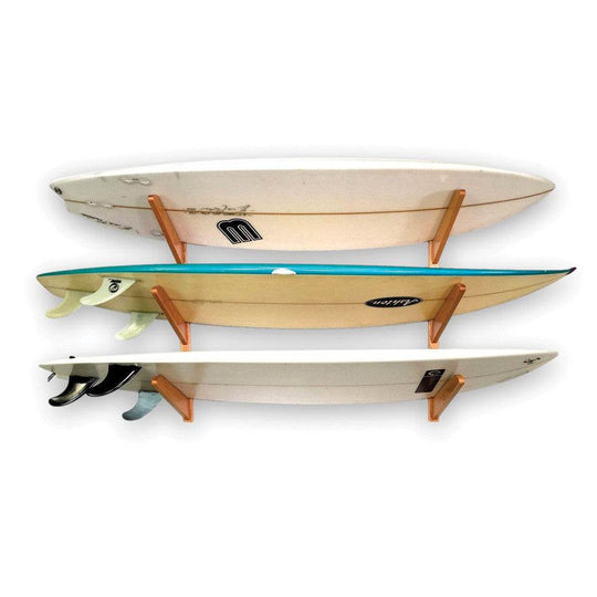 TidyTimber Surfboard Storage Wood Rack | Holds 3 Surfboards - One Revolver Surfboards