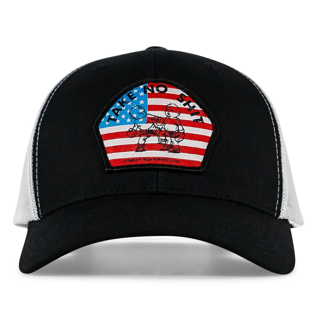 Take No Shit American Flag Patch SnapBack - HEADWEAR - One Revolver Surfboards