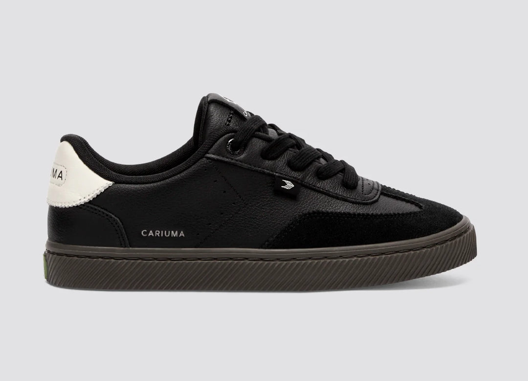 TOCA Soft Grain Leather Teak Black Off-White Accents